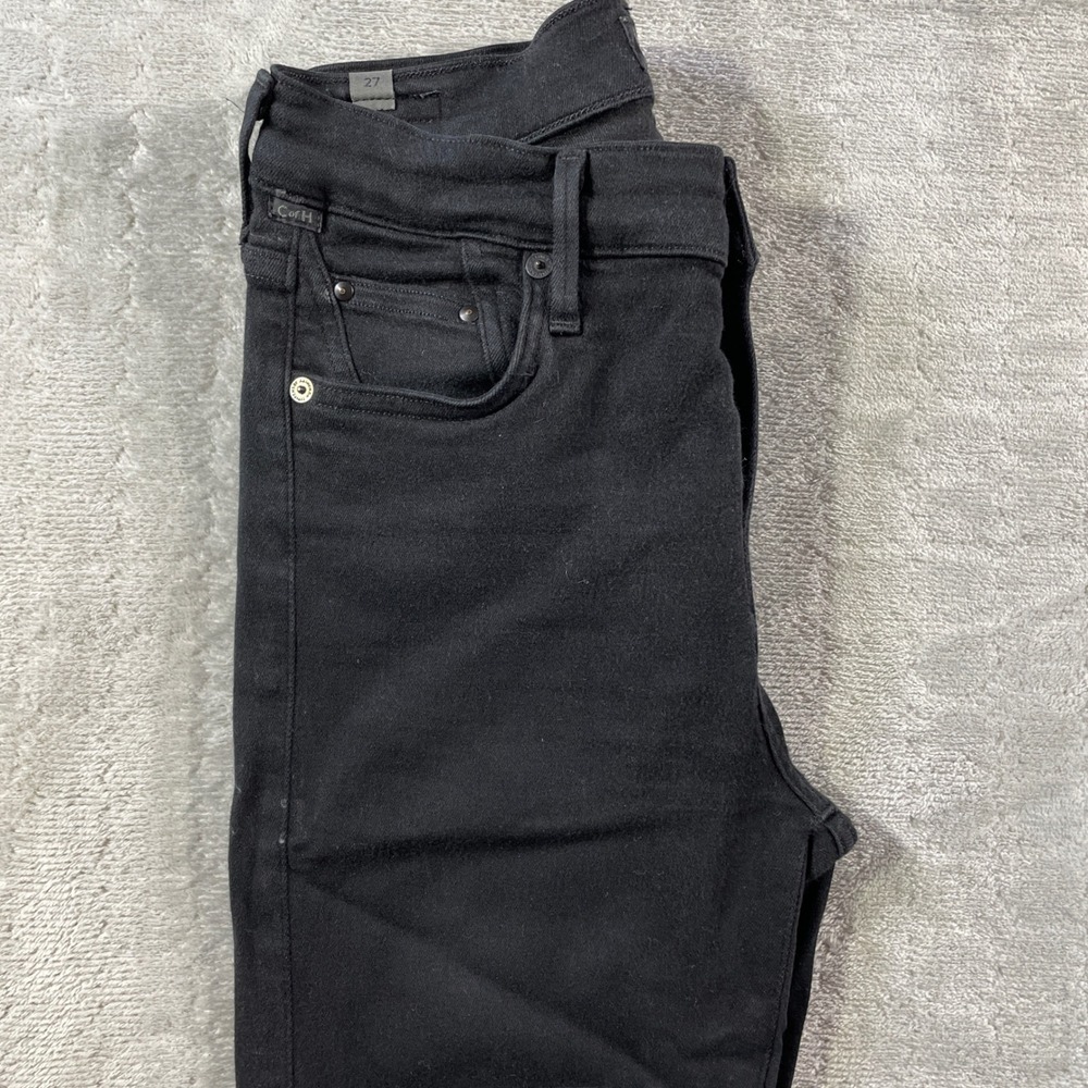 Citizens of Humanity Jeans Womens 27 Black Rocket Crop High Rise Skinny - Picture 10 of 14